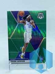 2021-22 Chronicles Draft Picks Isaiah Jackson #267 Rookie RC Mosaic Green Prizm